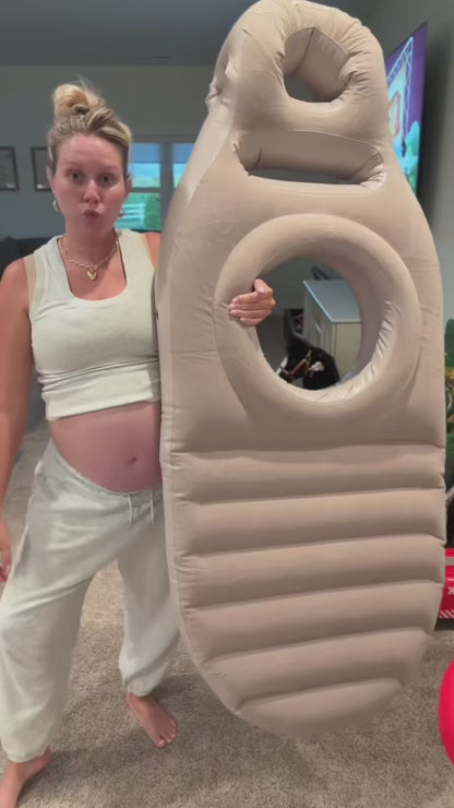 The Serene Momma Bump Cloud Pillow